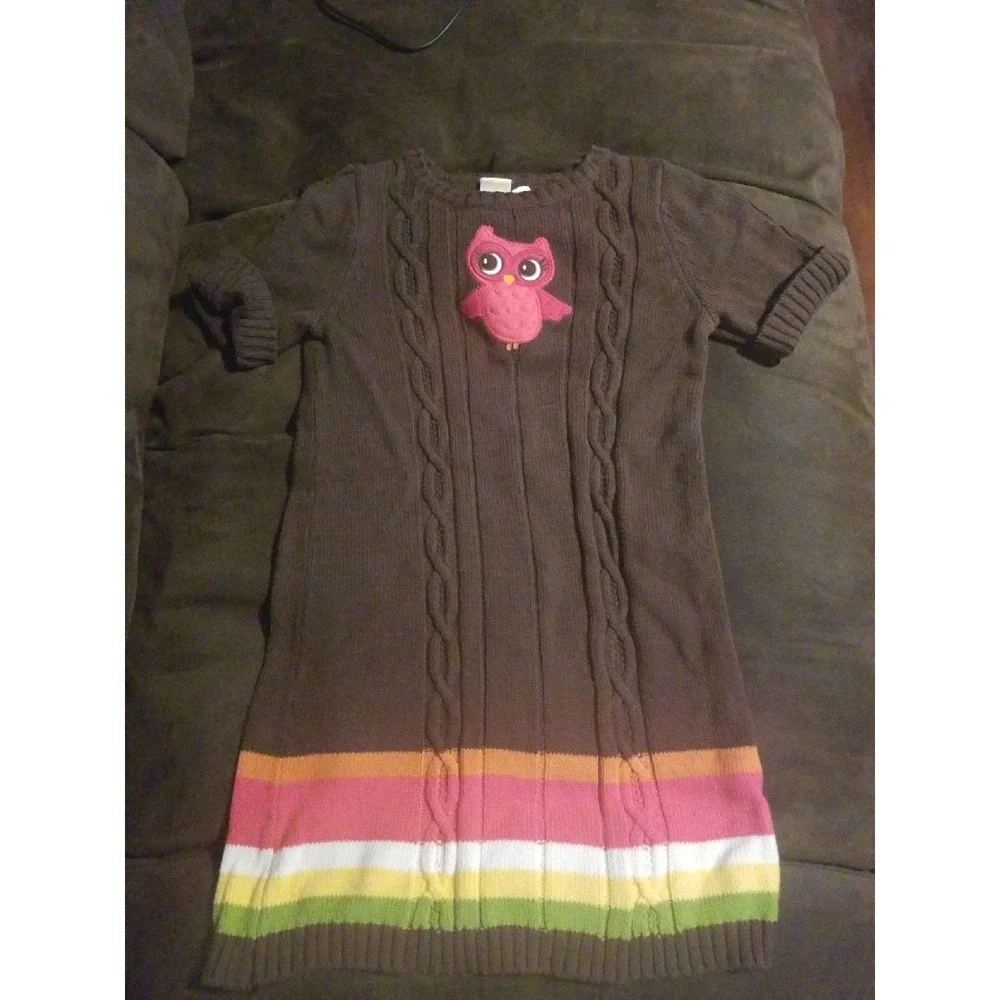 Gymboree fall homecoming owl dress 6